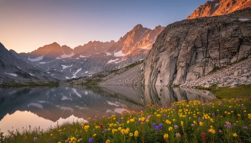 Idaho climbing. Backdrop for the Climb Hubs Idaho operator directory