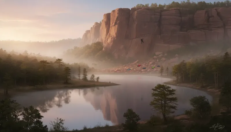 Mississippi climbing. Backdrop for the Climb Hubs Mississippi operator directory