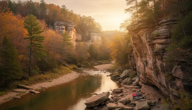 Missouri landscape, backdrop for the Climb Hubs Columbia directory