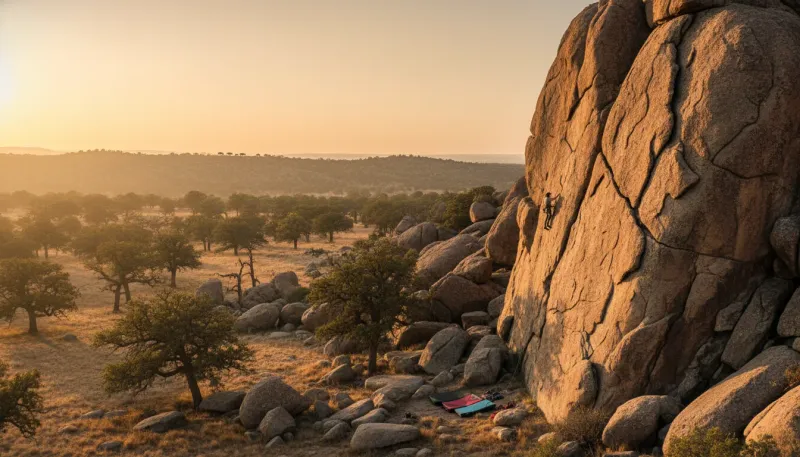 Oklahoma landscape, backdrop for the Climb Hubs Oklahoma City directory