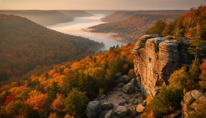 Pennsylvania landscape, backdrop for the Climb Hubs Philadelphia directory