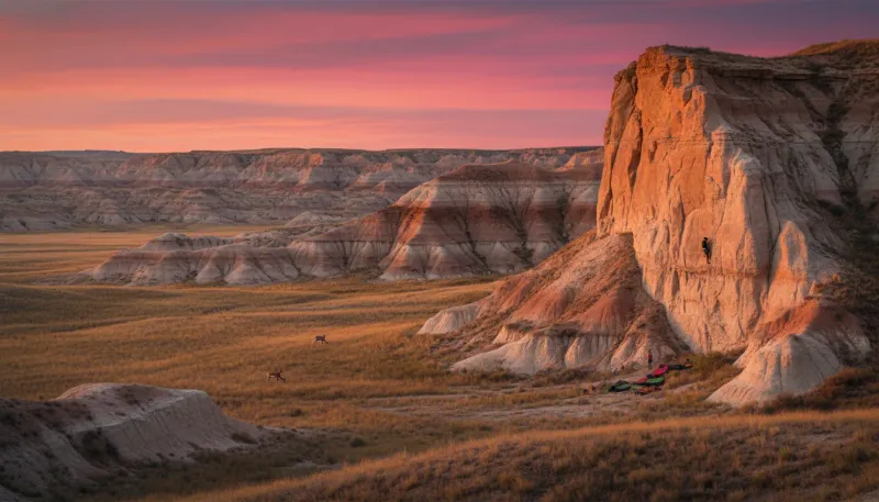 South Dakota climbing. Backdrop for the Climb Hubs South Dakota operator directory