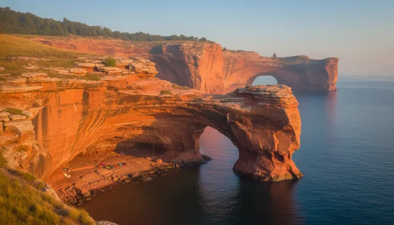 Wisconsin landscape, backdrop for the Climb Hubs Milwaukee directory